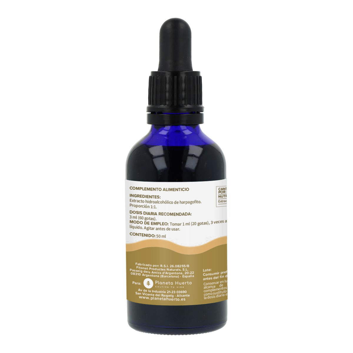 Extracto de Harpagofito Planeta Huerto 50 Ml.