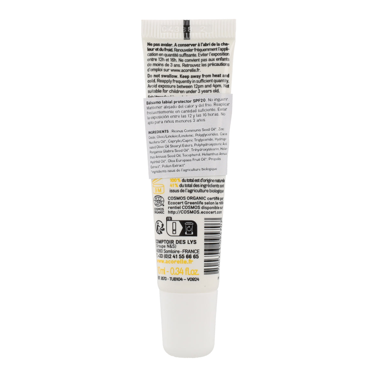 Balsamo labbra solare Spf20, Acorelle