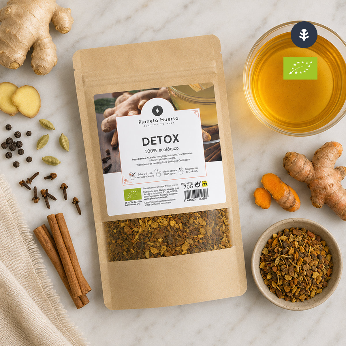 Infuso disintossicante ECO Planet Garden 70g