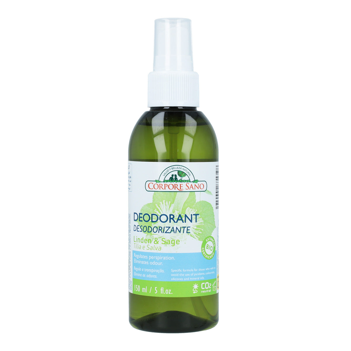 Desodorante tilo y salvia Corpore Sano 150 ml
