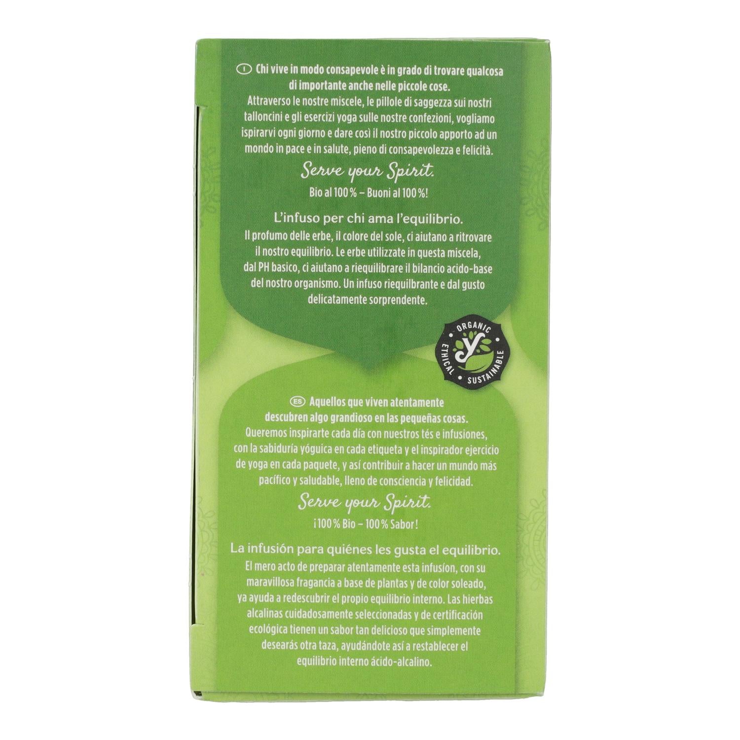 Yogi Tea BIO Equilibrio Alcalino, 17 bolsitas