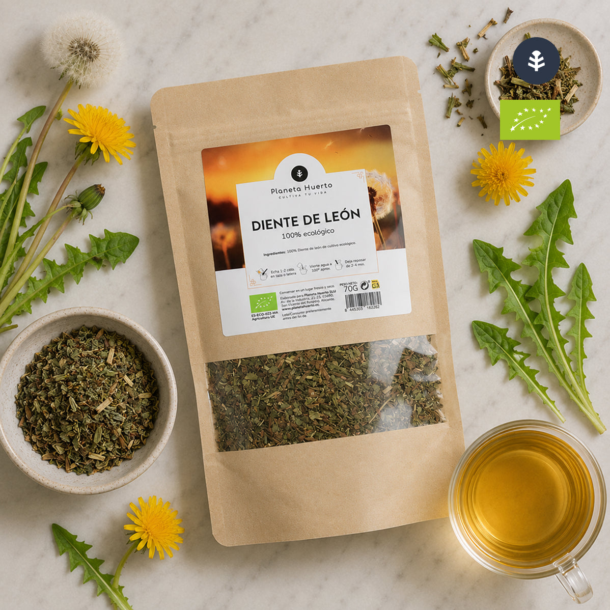 Tarassaco ECO Planeta Huerto 70 g
