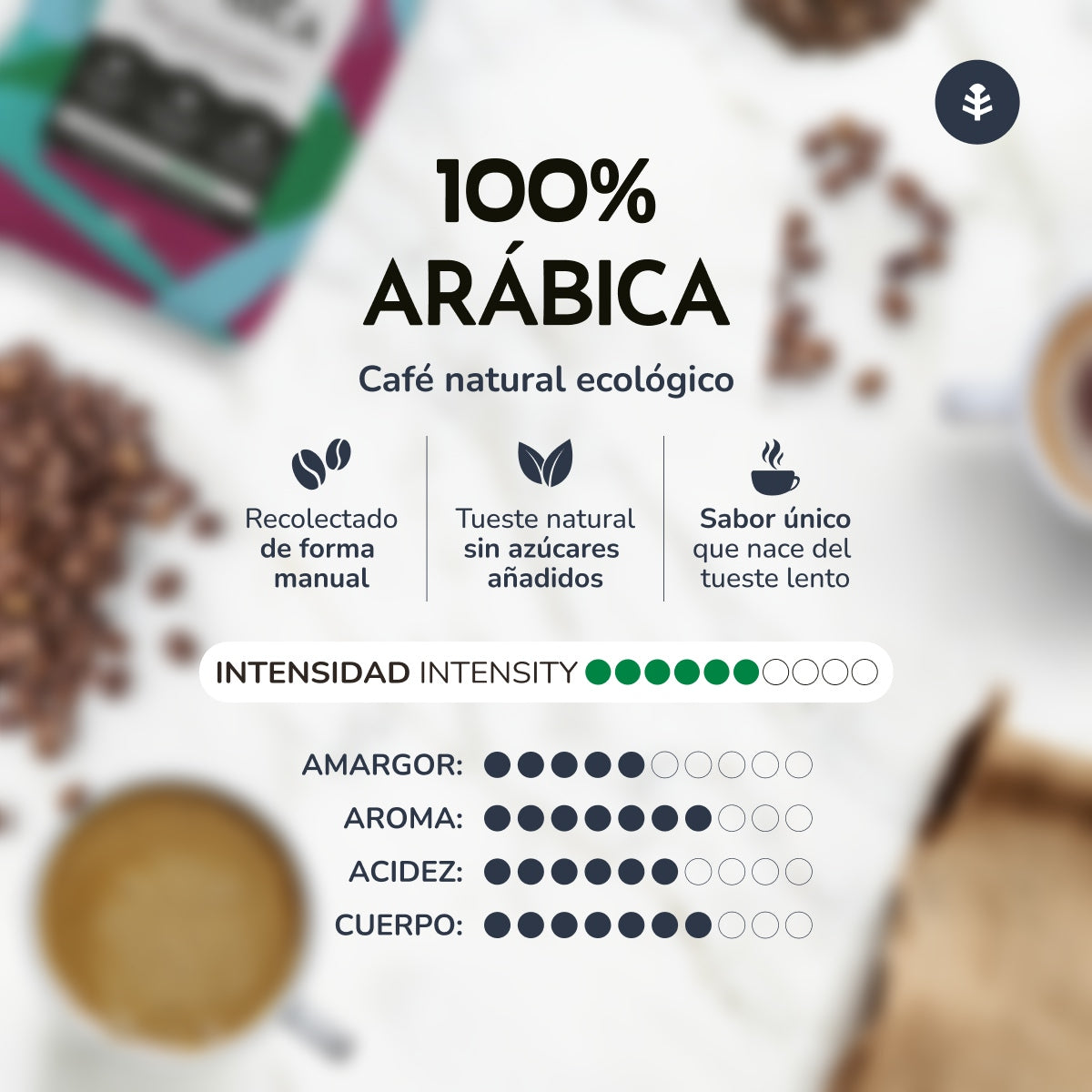 Café molido Eco 100% Arábica Planeta Huerto 250 g