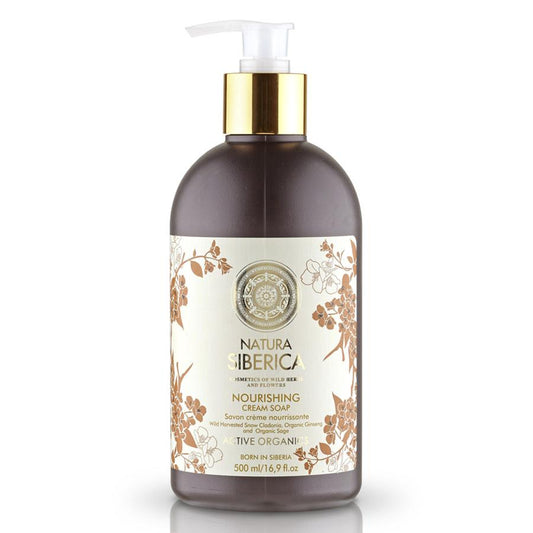 Jabón cremoso manos nutritivo Natura Sibérica 500 ml