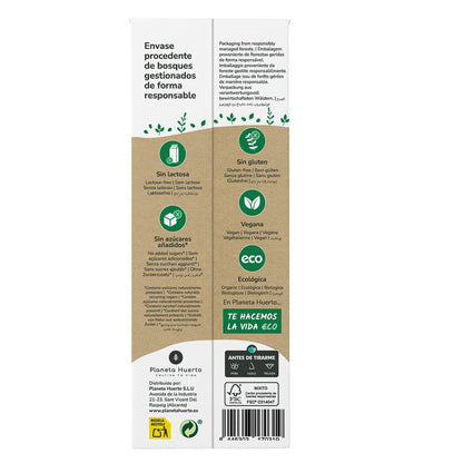 Pack 12x Bebida de Almendra Eco Planeta Huerto 1L