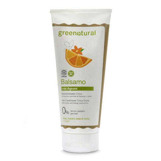 Acondicionador cabello cítricos ecobio, Greenatural 75 ml