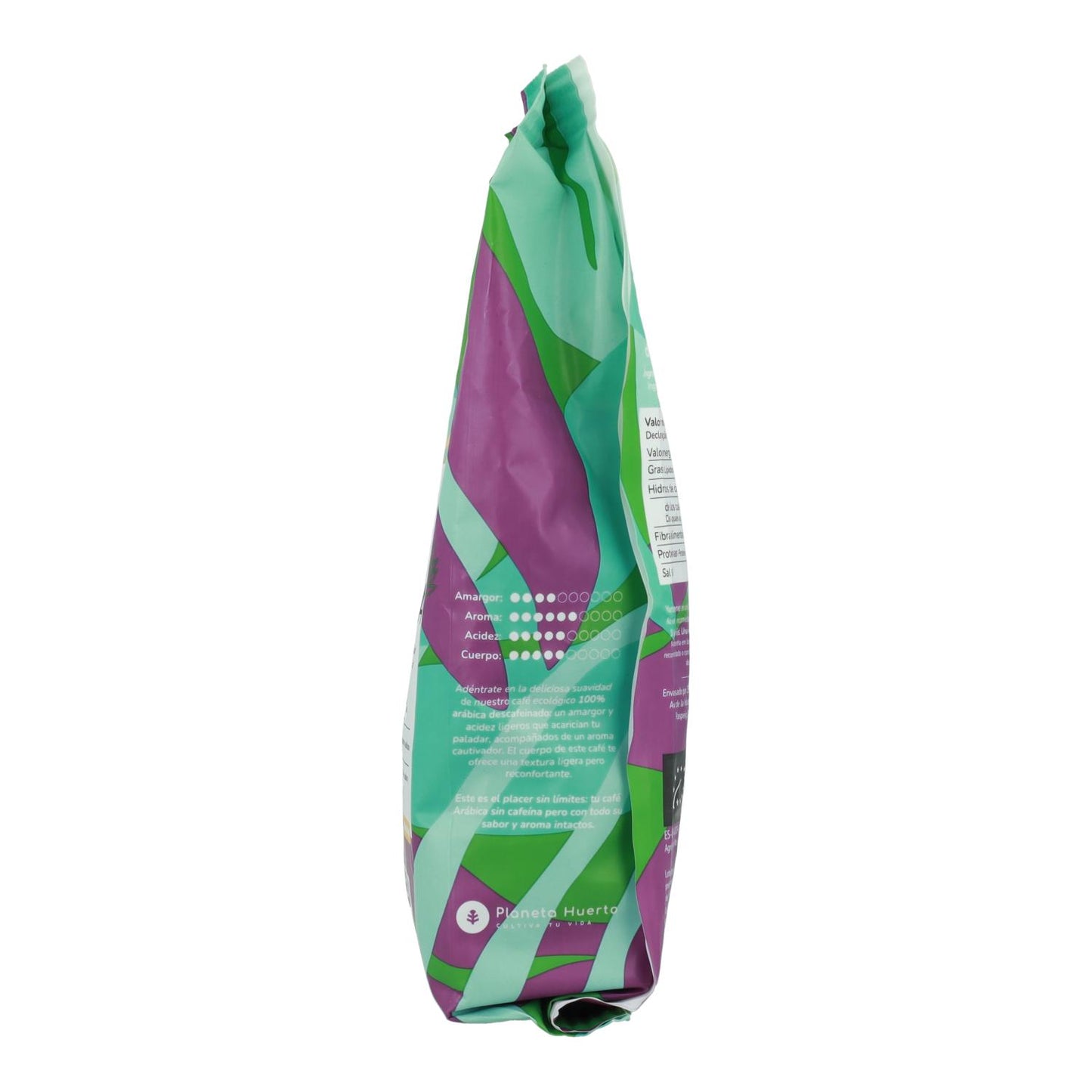 Café descafeinado molido Eco 100% Arábica Planeta Huerto 250 g
