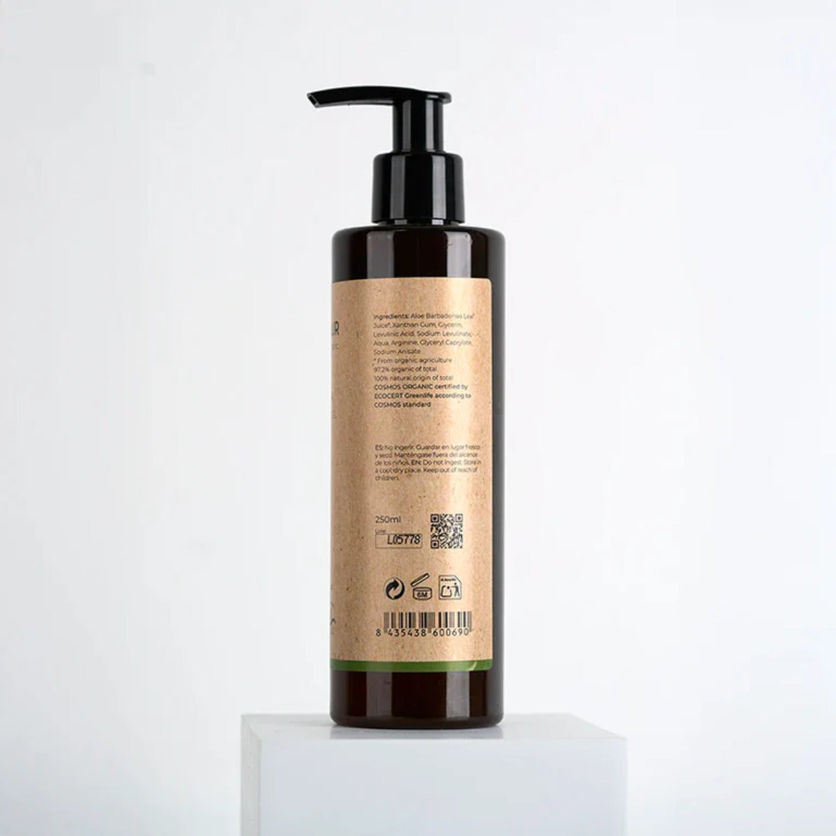 Gel de Aloe Vera 97% Certificado Ecológico Arganour 250 ml
