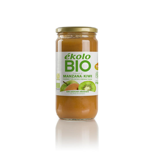Elaborado de Manzana y Kiwi Ecológica sin azúcares añadidos Ékolo 700 g
