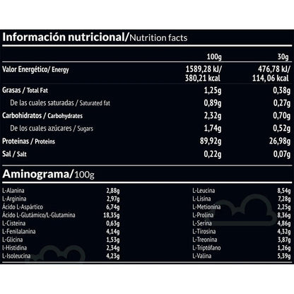 PaleoBull Valquiria Aislado de proteína sabor Neutro  Valquiria Neutro Paleo Bull  750g