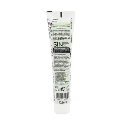 Pasta de Dientes Extra Fresca Equinácea & Menta BIO, NuturaBio Cosmetics, 125ml
