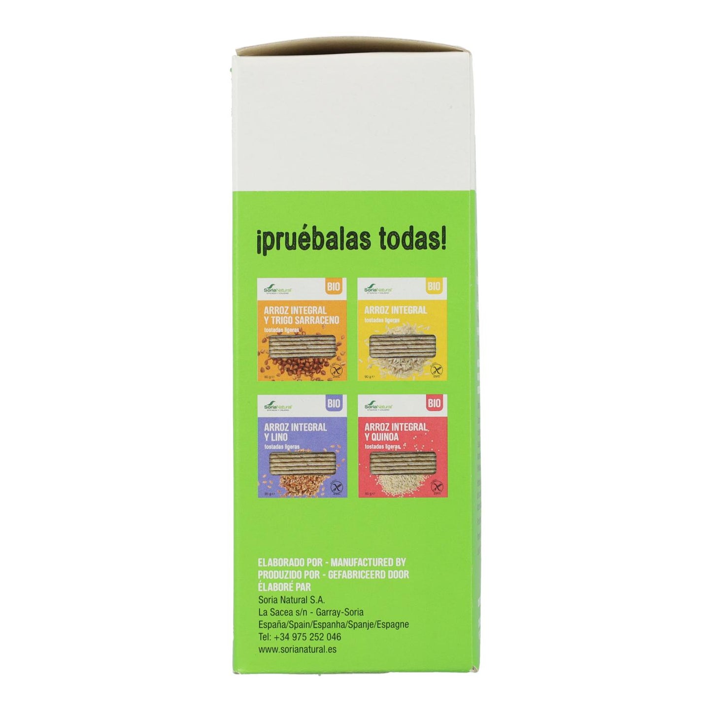Tostadas Ligeras de Arroz y Castaña  Soria Natural 95 g