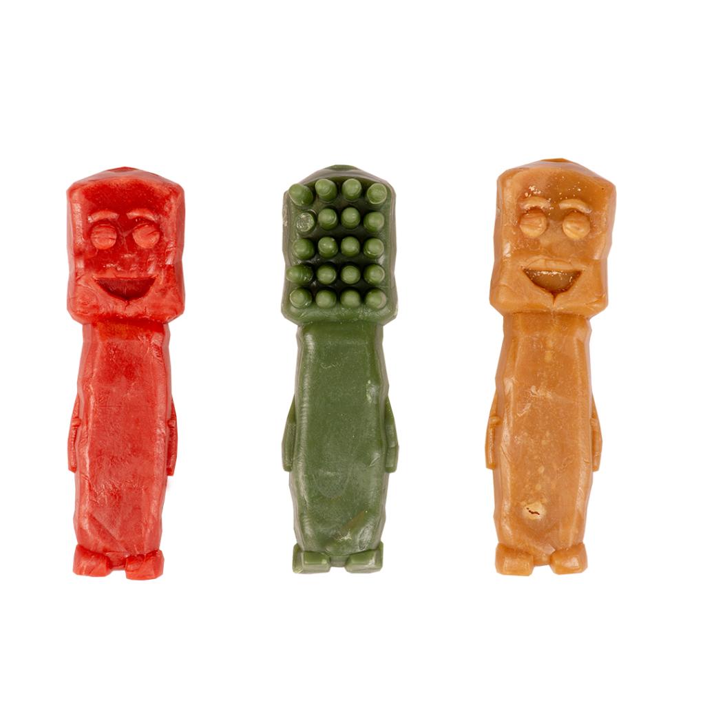 Garden Bites Veggie Toby Snack dental para perros S 50 uds Duvo