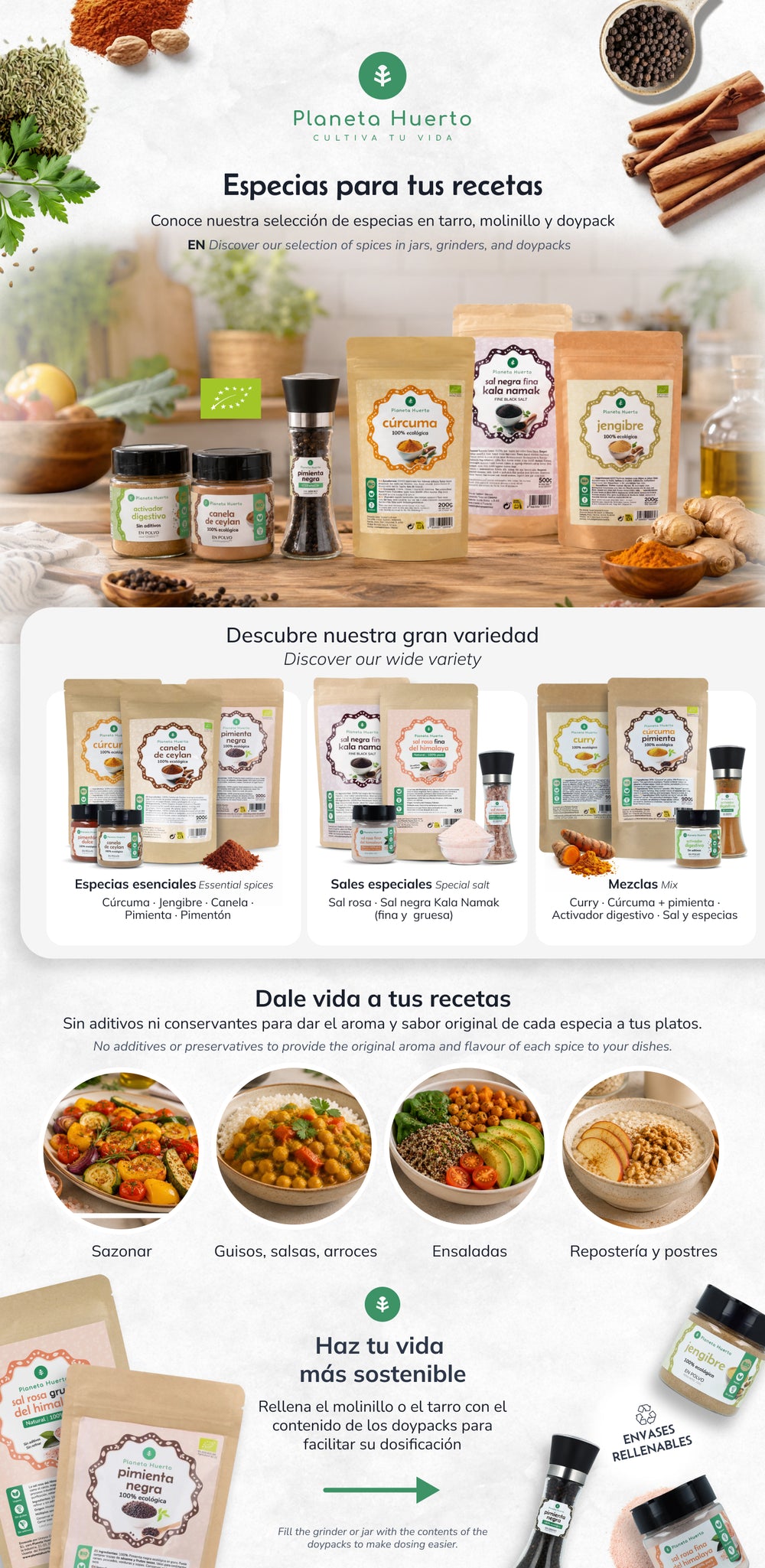 Cubetti di zenzero cristallizzato biologico Planeta Huerto 150 g