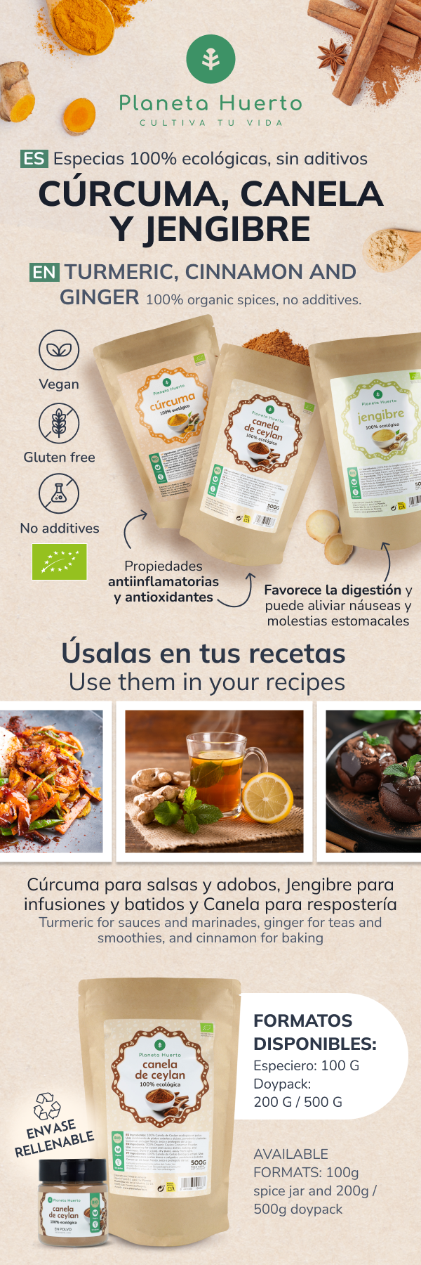 Curry in polvere ECO Planeta Huerto