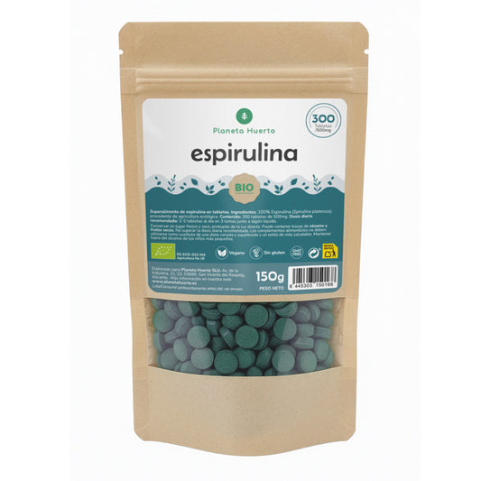 Spirulina biologica 500mg Planet Orchard 300 compresse