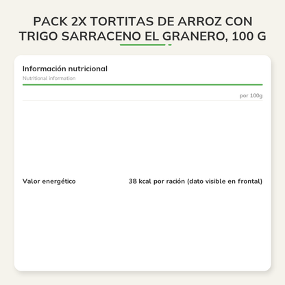 Información nutricional