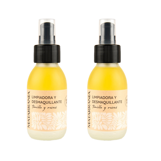 Pack 2x Loción Limpiadora y Desmaquillante Bio Matarrania 100ml