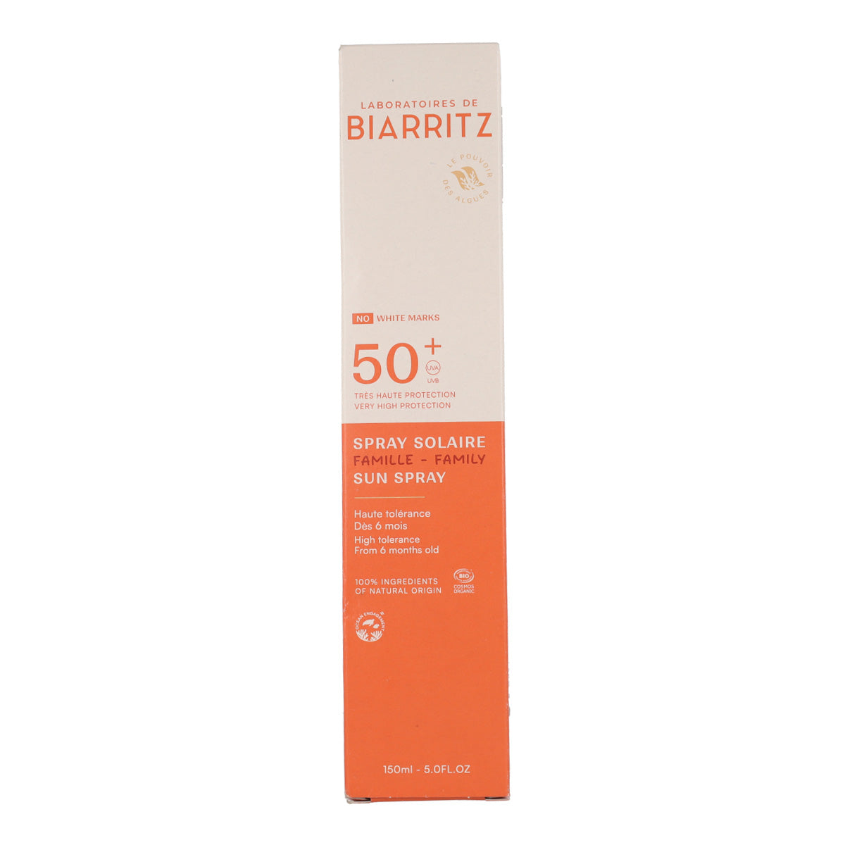 Spray solare viso e corpo spf 50+ Biarritz 150 ml
