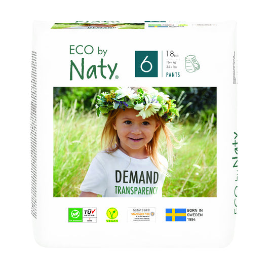 Bragapañal Nº 6 Naty 16+ kg, 18 ud