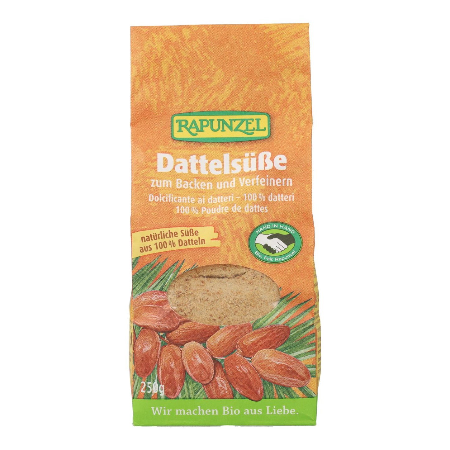 Dátil Seco y molido Endulzante Rapunzel, 250 g