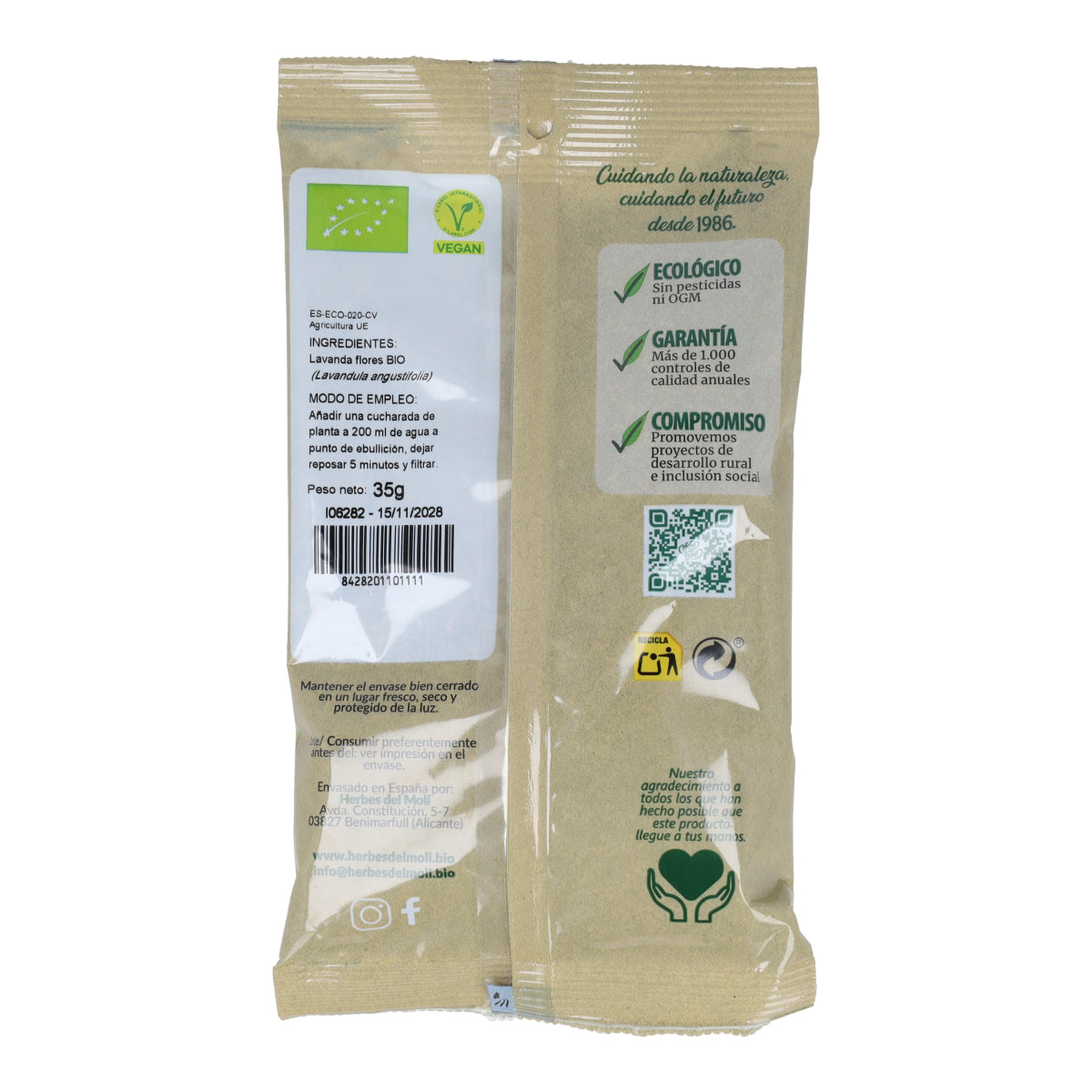 Lavanda in fiori Herbes del Molí, 35 g