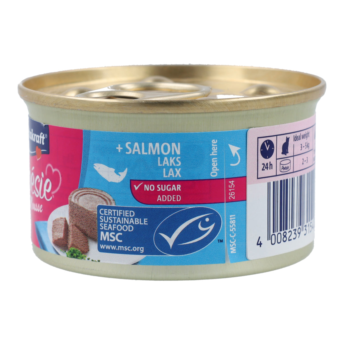 Vitakraft Latita Poésie mousse di salmone 85 g cibo umido per gatti