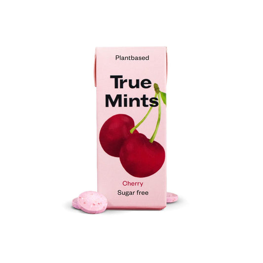 Caramelos sin plástico de Cerezas True Gum 13g