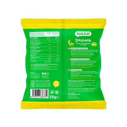 Pack 3x Smilitos de Manzana y Plátano Smileat  25g