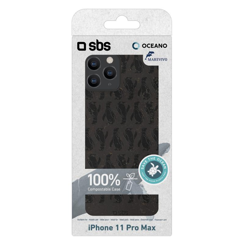 Funda ecológica Pingüino para iPhone 11 Pro Max