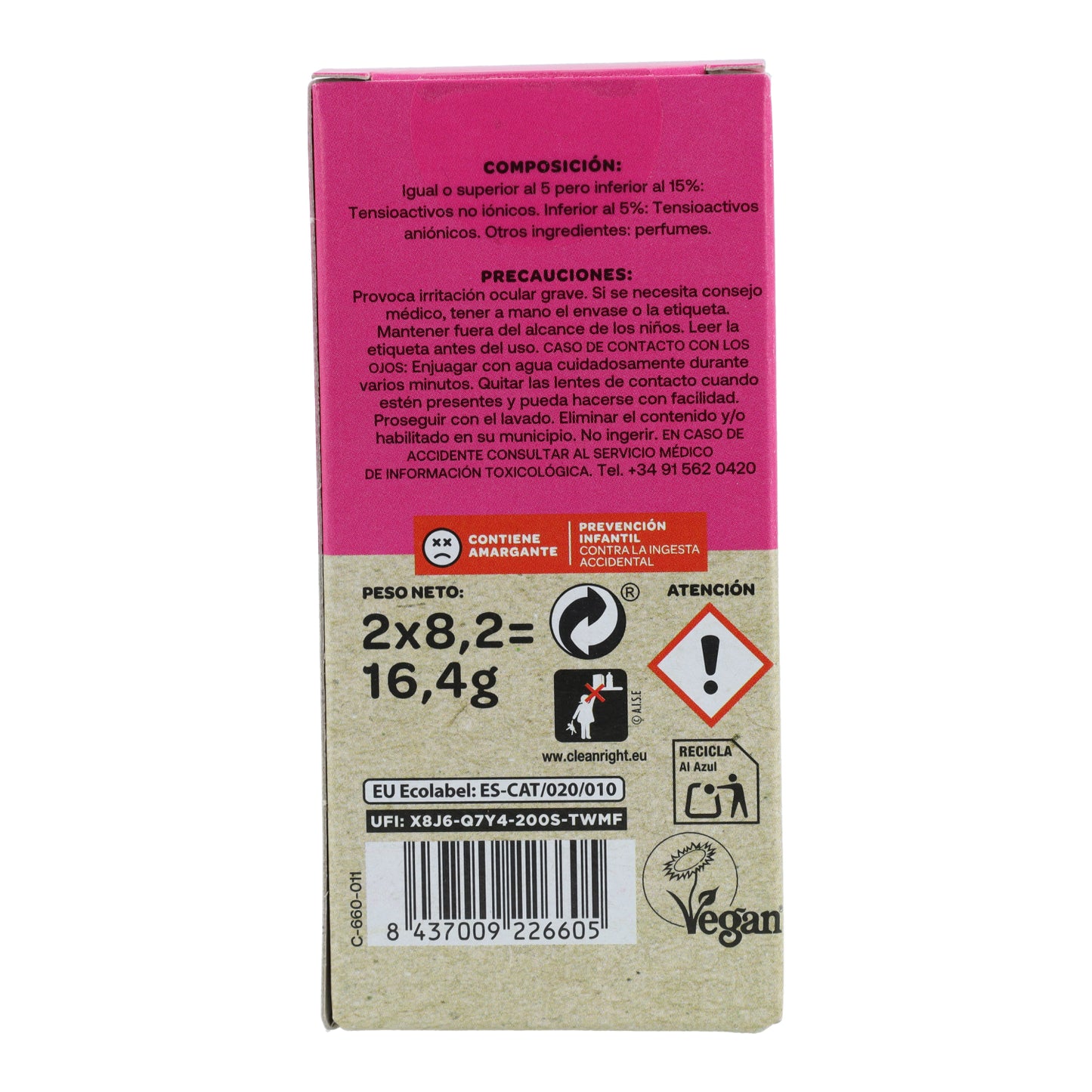 Detergente idrosolubile per bagni Flopp  Ricarica 2 capsule