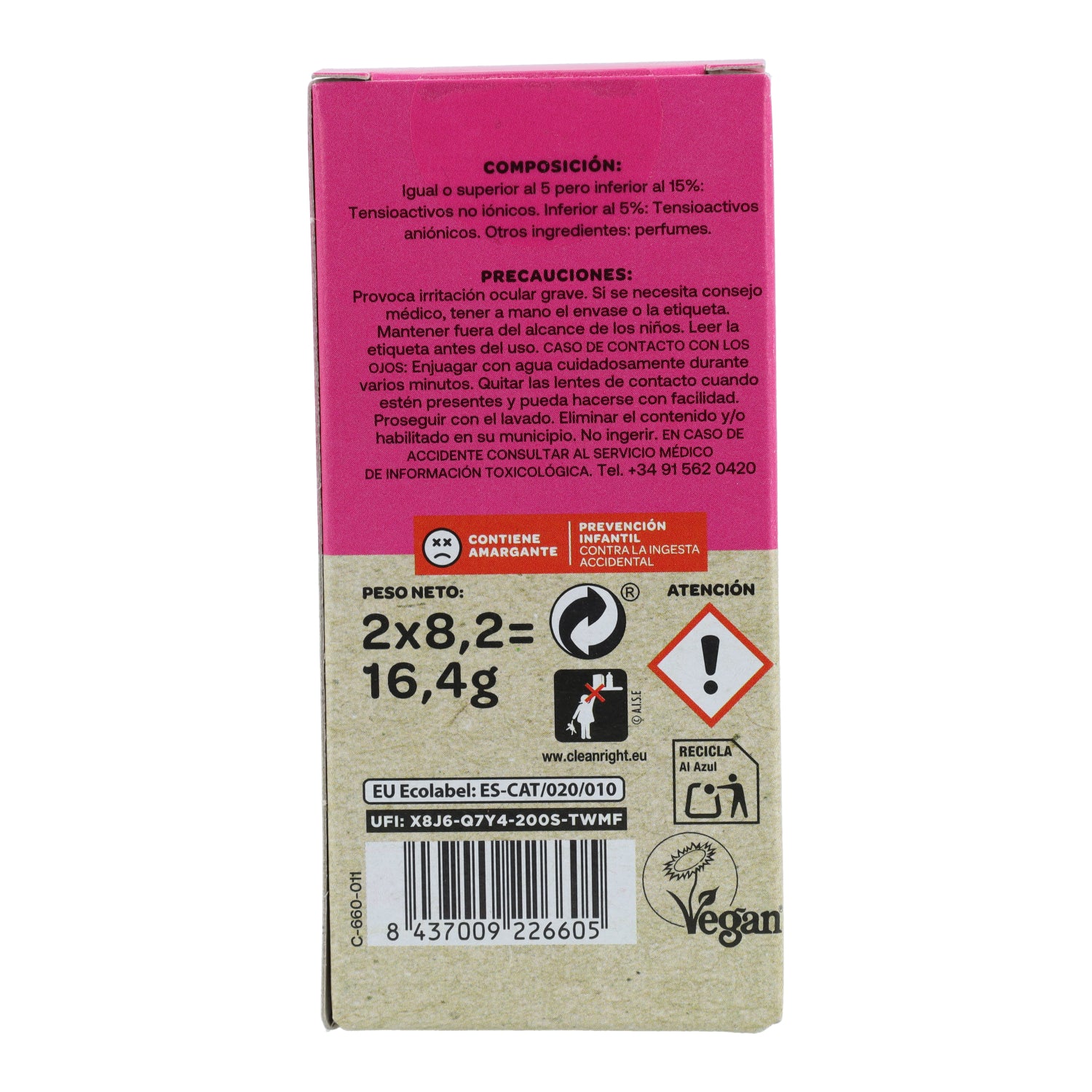 Detergente idrosolubile per bagni Flopp  Ricarica 2 capsule