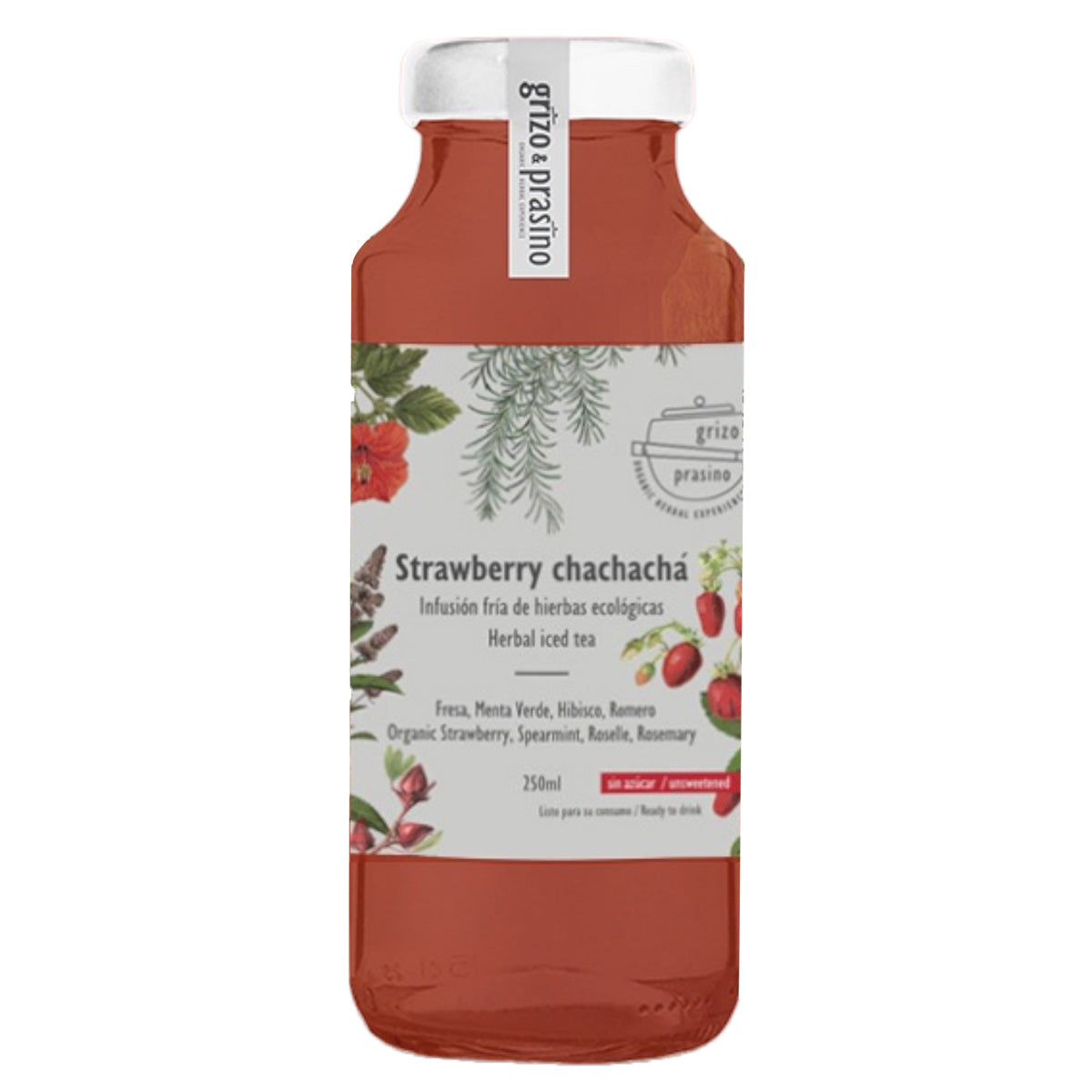 Infusión lista para beber Strawberry chachachá grizo & Prasino 250 ml