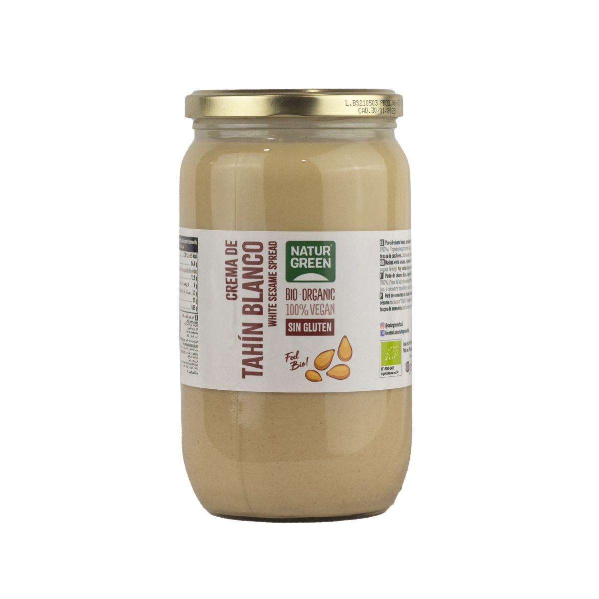 Crema de Tahin Blanco sin gluten Naturgreen 300 g
