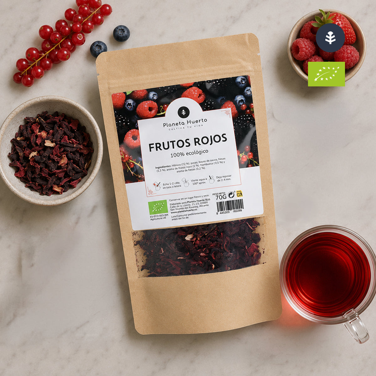 Frutti rossi ECO Planeta Huerto 70g