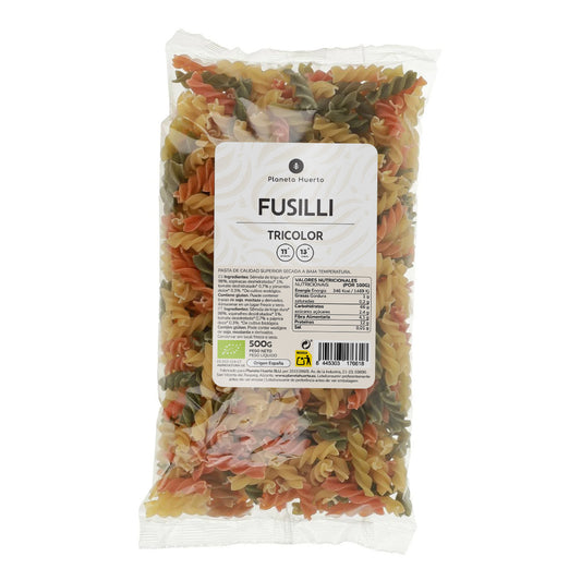 Fusilli tricolore ECO Planeta Huerto 500gr