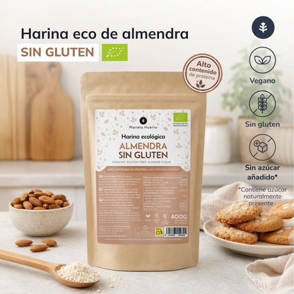 Farina di mandorle senza glutine ECO Planeta Huerto 400g