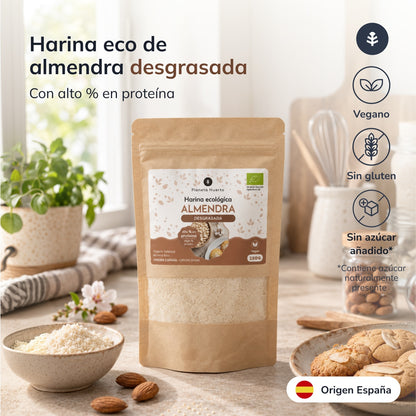 Farina di mandorle sgrassata (proteina di mandorle) ECO Planeta Huerto 250 g