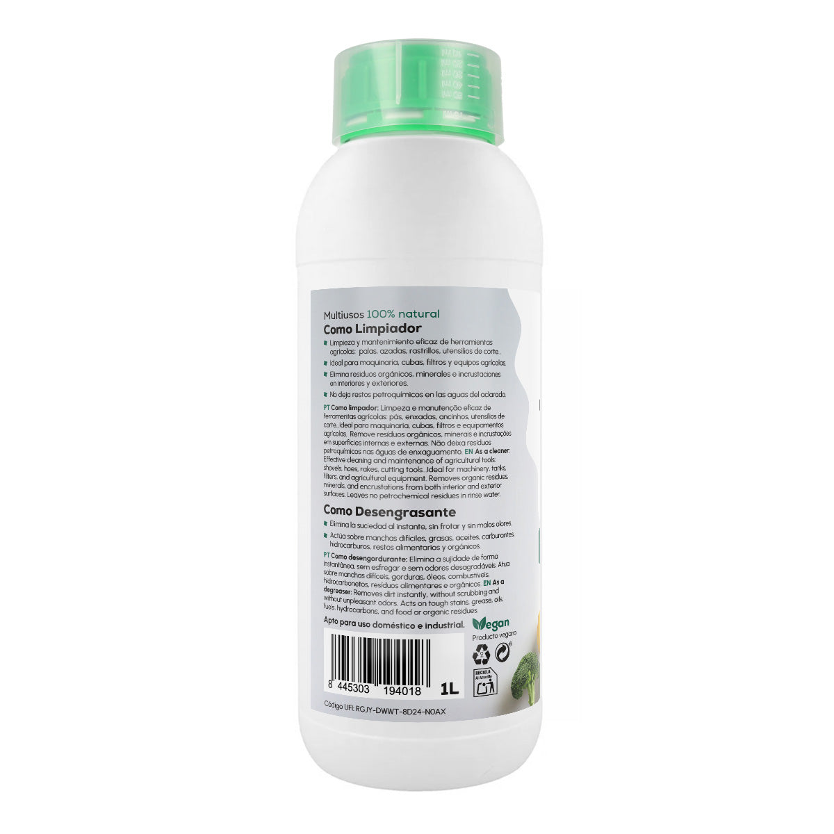 Sapone potassico Nero Planeta Huerto 1 L