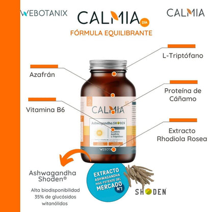 Ashwaganda Shoden Calmia Giorno 60 capsule WeBotanix