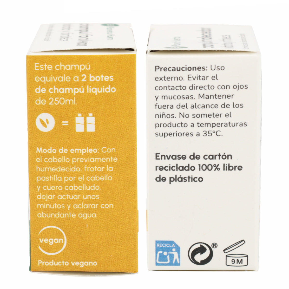 Shampoo solido rinforzante con aminoacidi Planeta Huerto 85 g