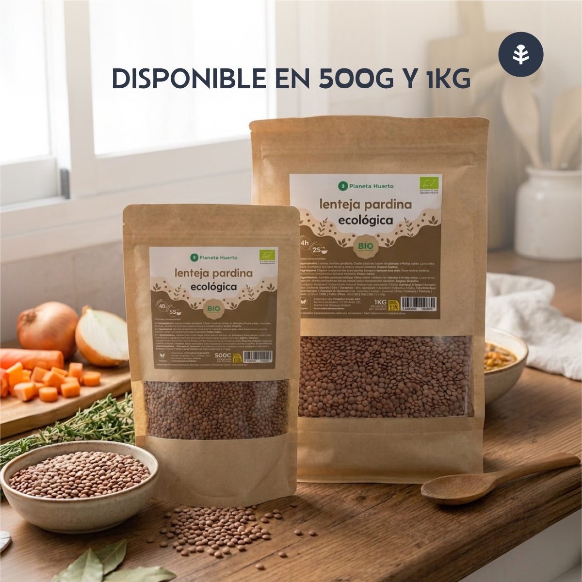 Lenticchie Pardina ECO Planeta Huerto 1kg