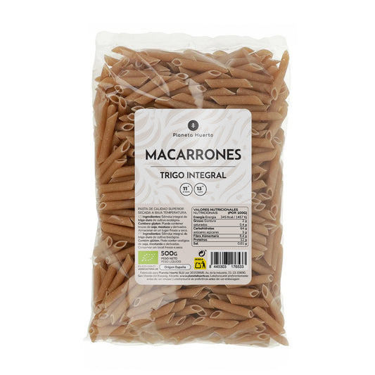Maccheroni integrali ECO Planeta Huerto 500gr