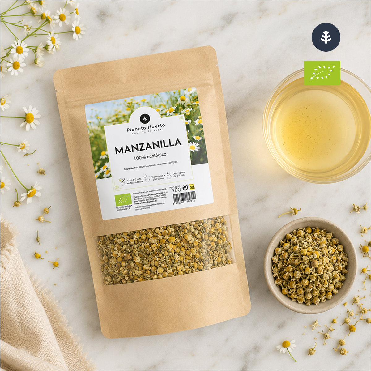 Camomilla ECO Planeta Huerto 70g