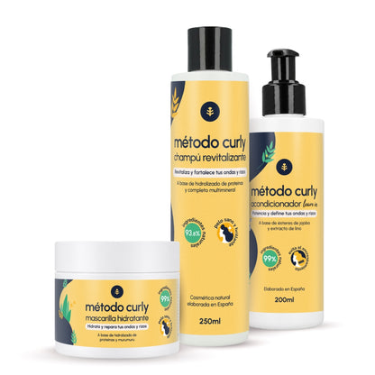 Impacco metodo ricci: shampoo, maschera e trattamento Planeta Huerto