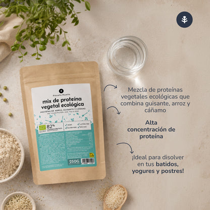 Miscela proteica vegana per sportivi Planeta Huerto 250 g