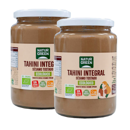 Confezione da 2 Tahin tostato Naturgreen da 800 g