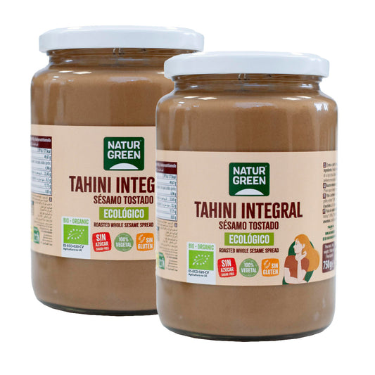 Confezione da 2 Tahin tostato Naturgreen da 800 g