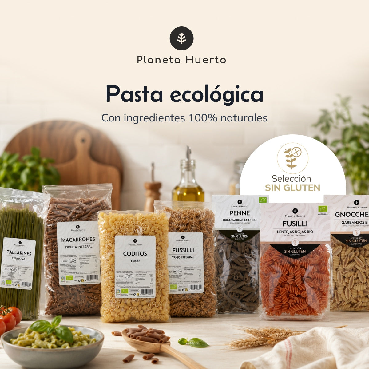 Tagliatelle integrali ECO Planeta Huerto 500g