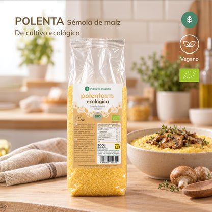 Polenta istantanea di semola di mais ECO Planeta Huerto 500 g